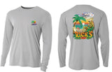 Performance Dri Fit Long sleeve "The Drunken Iguana" SPF Fishing Shirt