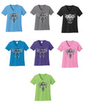 Rick's Ladies Classic V Neck Tee